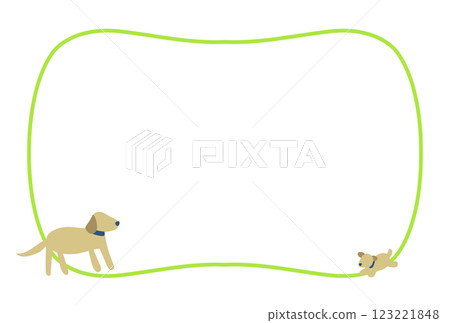 黃金獵犬相框/明信片 123221848