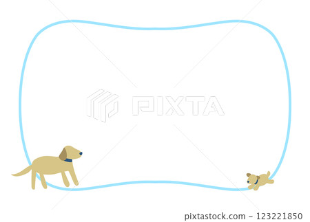 黃金獵犬相框/明信片 123221850
