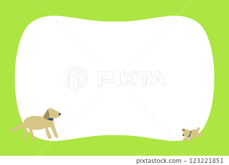 黃金獵犬相框/明信片 123221851