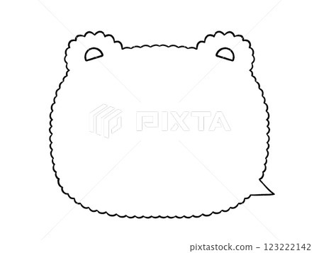 黑白毛茸茸的熊語音泡沫 黑白毛茸茸的熊語音泡沫 123222142