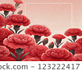 Carnation (with white frame) 123222417