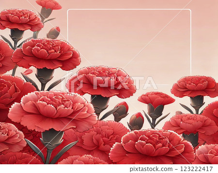 Carnation (with white frame) Carnation (with white frame) 123222417