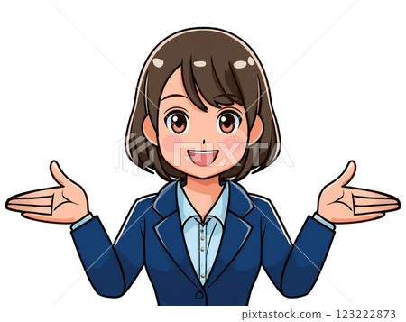 A woman giving a tour 123222873