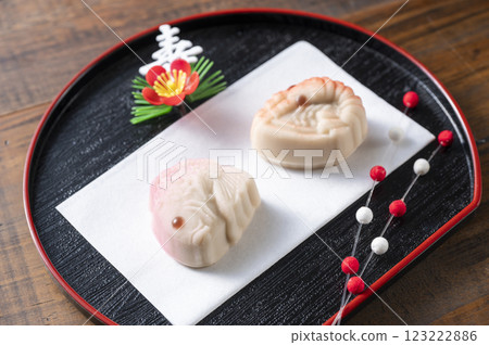 Fresh New Year's sweets 123222886