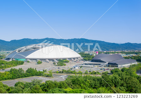 Fresh green and Oita Dome 123223269