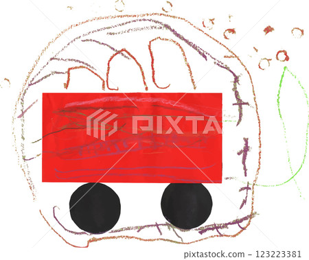 Train made by a child 123223381