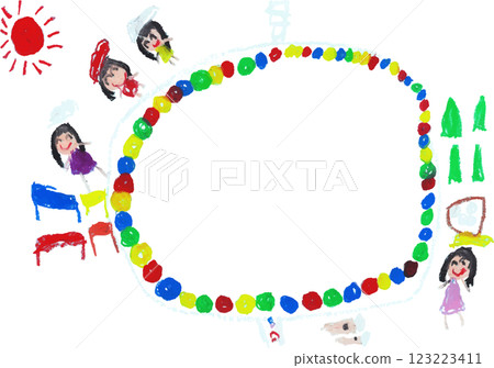 孩子畫的運動會圖片 孩子畫的運動會圖片 123223411
