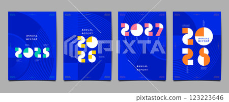 Annual Report, template layout design ,typography,  flat design background. Annual Report, template layout design ,typography,  flat design background. 123223646