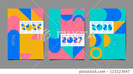 Annual Report, template layout design ,typography,  flat design background. Annual Report, template layout design ,typography,  flat design background. 123223647