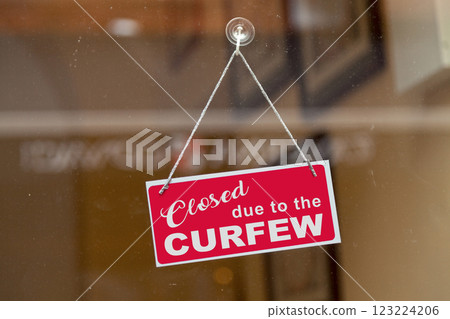 Closed due to the curfew 123224206