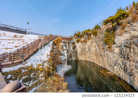 Scenery of Seolbong Park in Icheon, South Korea 123224325