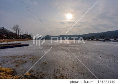 Scenery of Seolbong Park in Icheon, South Korea 123224340