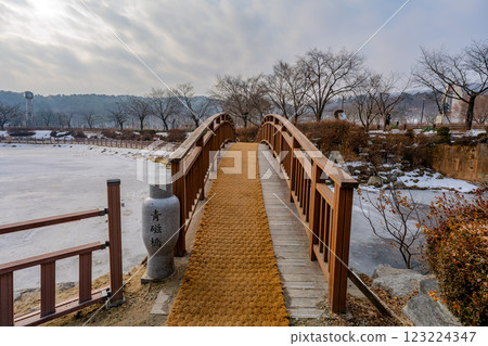 韓國利川雪峰公園的風景 韓國利川雪峰公園的風景 123224347