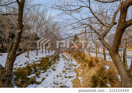 Scenery of Seolbong Park in Icheon, South Korea 123224349