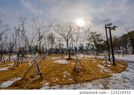 Scenery of Seolbong Park in Icheon, South Korea 123224352