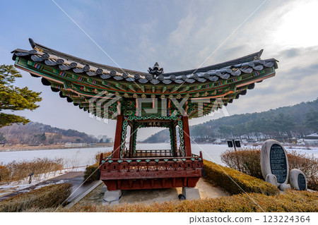 Scenery of Seolbong Park in Icheon, South Korea 123224364