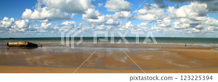 Arromanches in Normandy 123225394