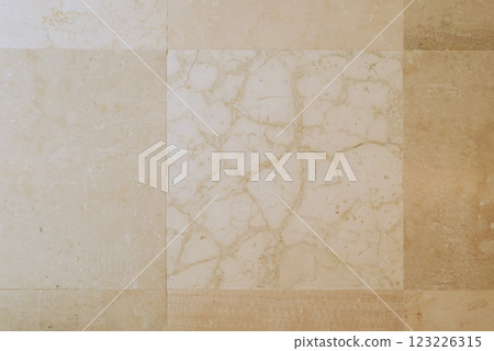 威尼斯石灰石地板（背景材料、文字空間） 123226315
