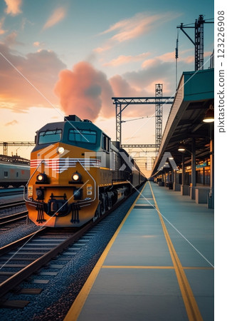 阿米婭的鐵路風格插圖_01 123226908