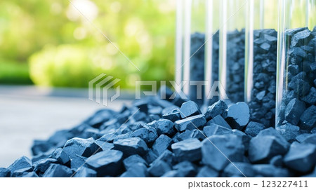 Laboratory testing of coal samples for quality analysis in coal industry. Laboratory testing of coal samples for quality analysis in coal industry. 123227411