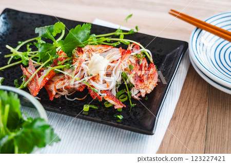烤蟹魚糕 烤蟹魚糕 123227421