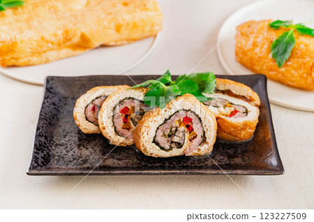 蔬菜豬絞肉捲 123227509