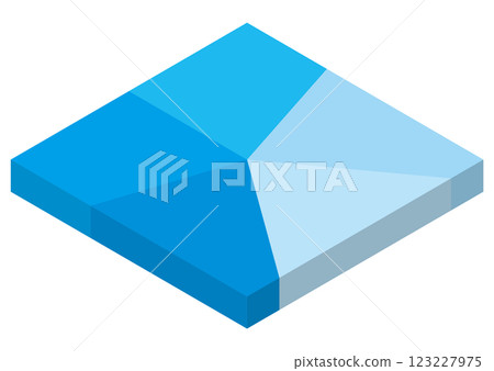 藍色圖形的插圖 123227975