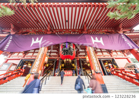 "Tokyo" Asakusa Sensoji Temple Main Hall "Tokyo" Asakusa Sensoji Temple Main Hall 123228236