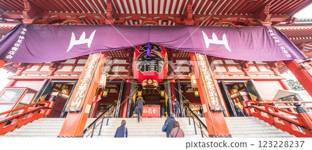 "Tokyo" Asakusa Sensoji Temple Main Hall "Tokyo" Asakusa Sensoji Temple Main Hall 123228237