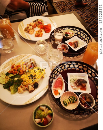 A buffet at a long-established hotel A buffet at a long-established hotel 123228331