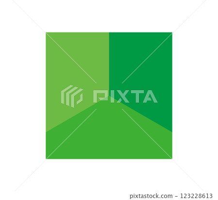 Illustration of a green graph Illustration of a green graph 123228613