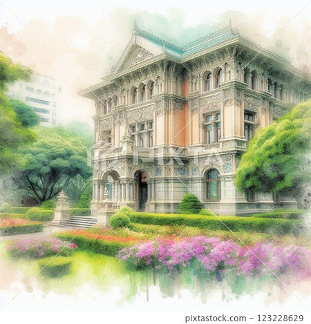 Buildings (AI generated) 123228629