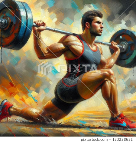 Athlete (AI generated) 123228651