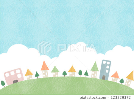 城市景觀背景圖 城市景觀背景圖 123229372