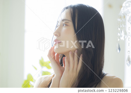 Young woman, beauty image Young woman, beauty image 123229806