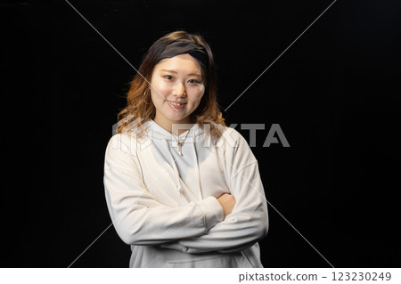 Hip hop female dancer Hip hop female dancer 123230249