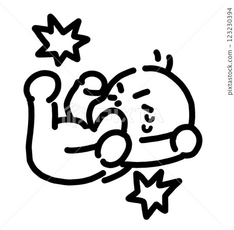 Illustration of a toddler going through the terrible twos Illustration of a toddler going through the terrible twos 123230394