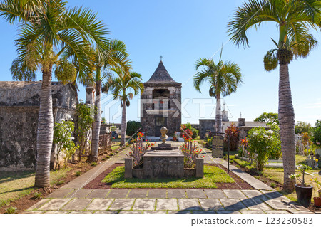 The tomb of the poet Leconte de Lisle at the Marine Cemetery in Saint-Paul de La Reunion The tomb of the poet Leconte de Lisle at the Marine Cemetery in Saint-Paul de La Reunion 123230583
