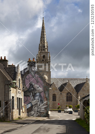 The Saint-Pierre church in Pleyber-Christ 123230593