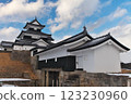 Shirakawa-Komine Castle's Three-story Tower 123230960