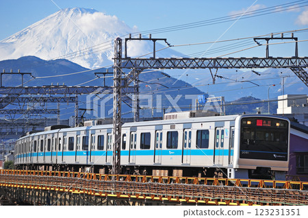小田急小田原線、新松田澀澤、小田急3000系列、3091列車 小田急小田原線、新松田澀澤、小田急3000系列、3091列車 123231351