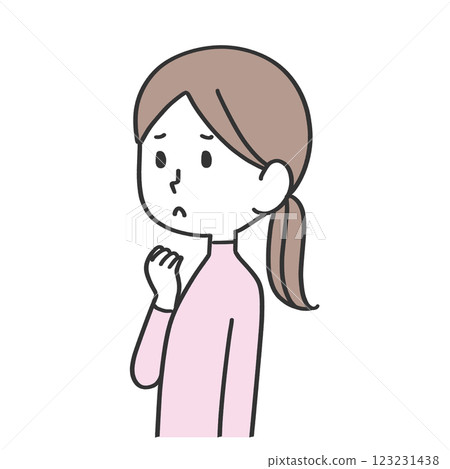 Thinking woman Thinking woman 123231438