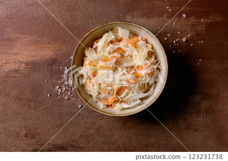 Traditional appetizer sauerkraut cabbage Traditional appetizer sauerkraut cabbage 123231738