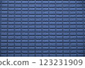 Blue tile wall 123231909
