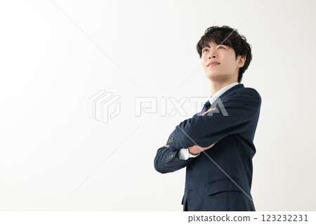 Businessman with arms folded 123232231