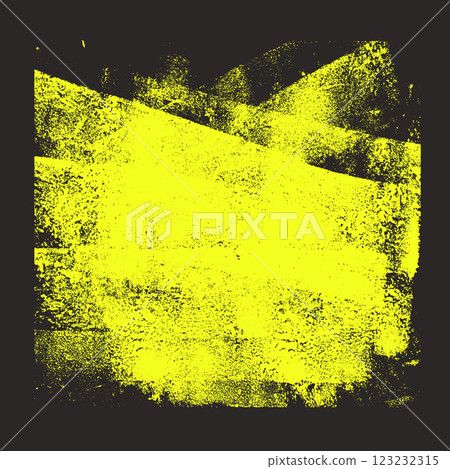 Grunge punk texture. Distressed urban street background. Paint rolled brayer retro print. Graphic ruined hand drawn abstract thick brayer stains backdrop. Screen with linocut effect. Vector poster 123232315