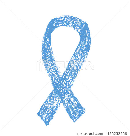 Crayon awareness blue ribbon. symbol of prostate cancer preventing campaign doodle isolated on white background. Vector drawn by pencil illustration Crayon awareness blue ribbon. symbol of prostate cancer preventing campaign doodle isolated on white background. Vector drawn by pencil illustration 123232338