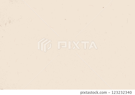 Beige pink grain paper texture. Rice paper. Craft recycle material. Neutral tone background with noise and speckles. Pale egg shell backdrop. Natural creamy canvas. Vector illustration. 123232340
