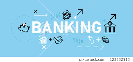 Banking monetary saving wealth management conceptual money saving piggybank dollar sign currency debit credit card wallet cash transfer payment financial icon design concept illustration Banking monetary saving wealth management conceptual money saving piggybank dollar sign currency debit credit card wallet cash transfer payment financial icon design concept illustration 123232513