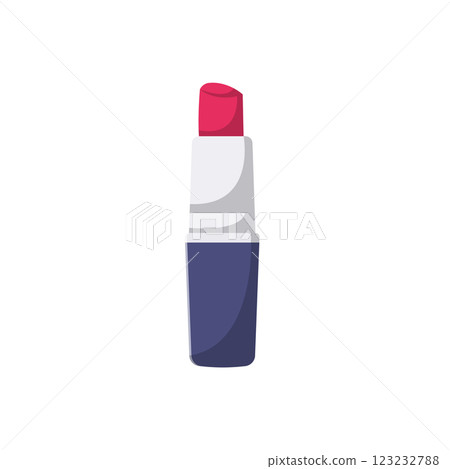 Lipstick Flat Illustration. Clean Icon Design Element on Isolated White Background 123232788